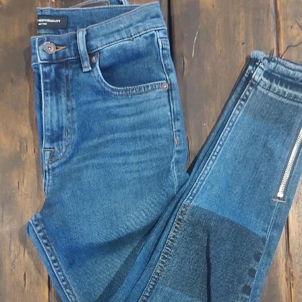 Cult of Individuality Women's Blue Skinny Jeans
